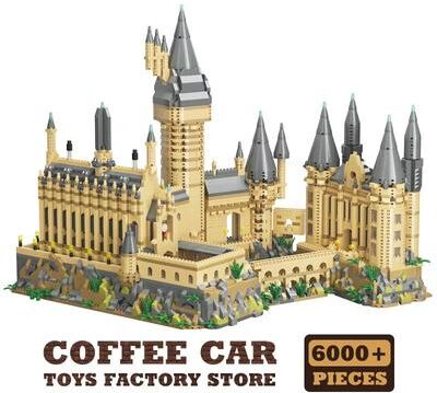 Inspired Finds Creative Magic School Diamond Building Bricks Set Medieval Castle MOC 6000pcs