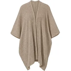 Tchibo - Strick-Cape - beige