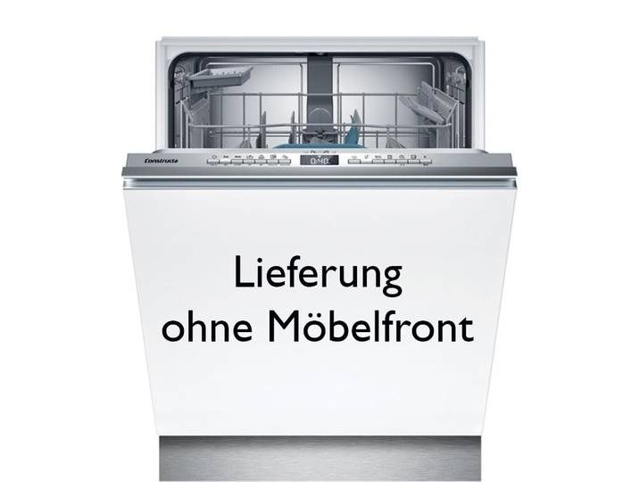 CONSTRUCTA vollintegrierbarer Geschirrspüler CG6VX02EBE , Energieeffizienz: A, silber (weiß), B:60cm H:82cm T:55cm, Geschirrspüler, vollintegrierbarer Geschirrspüler