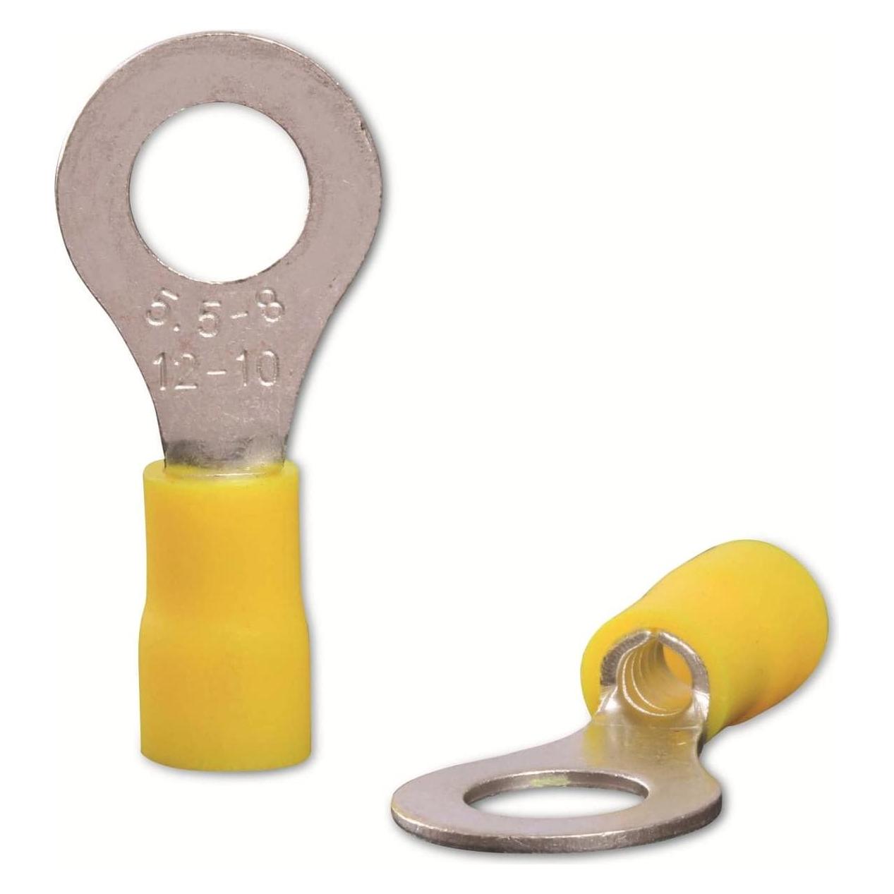 Quadrios Ringkabelschuhe 100er Set, M8, Querschnitt 4 - 6 mm² (22C459)