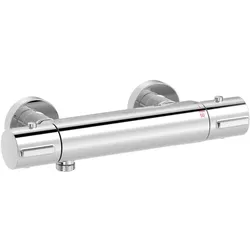 Tres Brausethermostat Aufputz Ohne Zubehör Rundes Handrad, 21716401 21716401