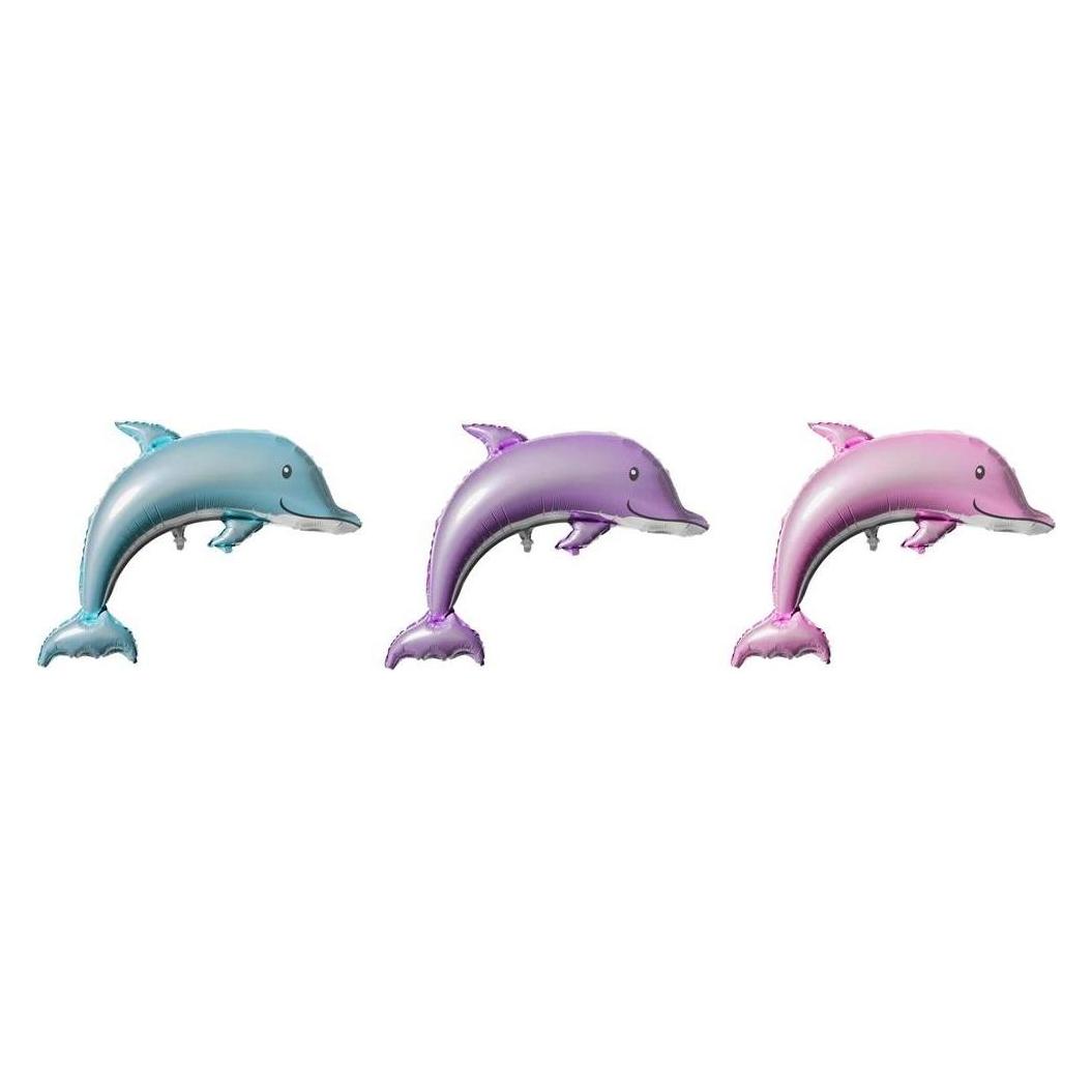 Mk Trade Delphin-Mix-Folienballon (1x) (47596370)