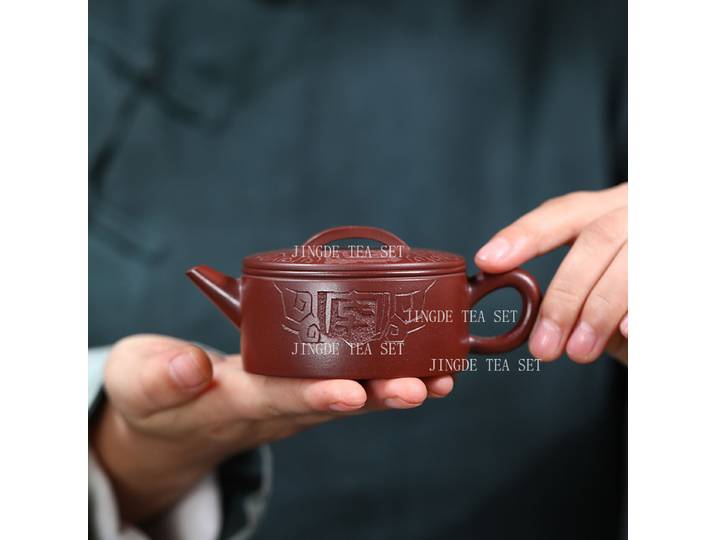 120ml Tradition Yixing violet argile théière à la main Dahongpao beauté service à thé ménage filtre théière chinois Zisha thé infuseur