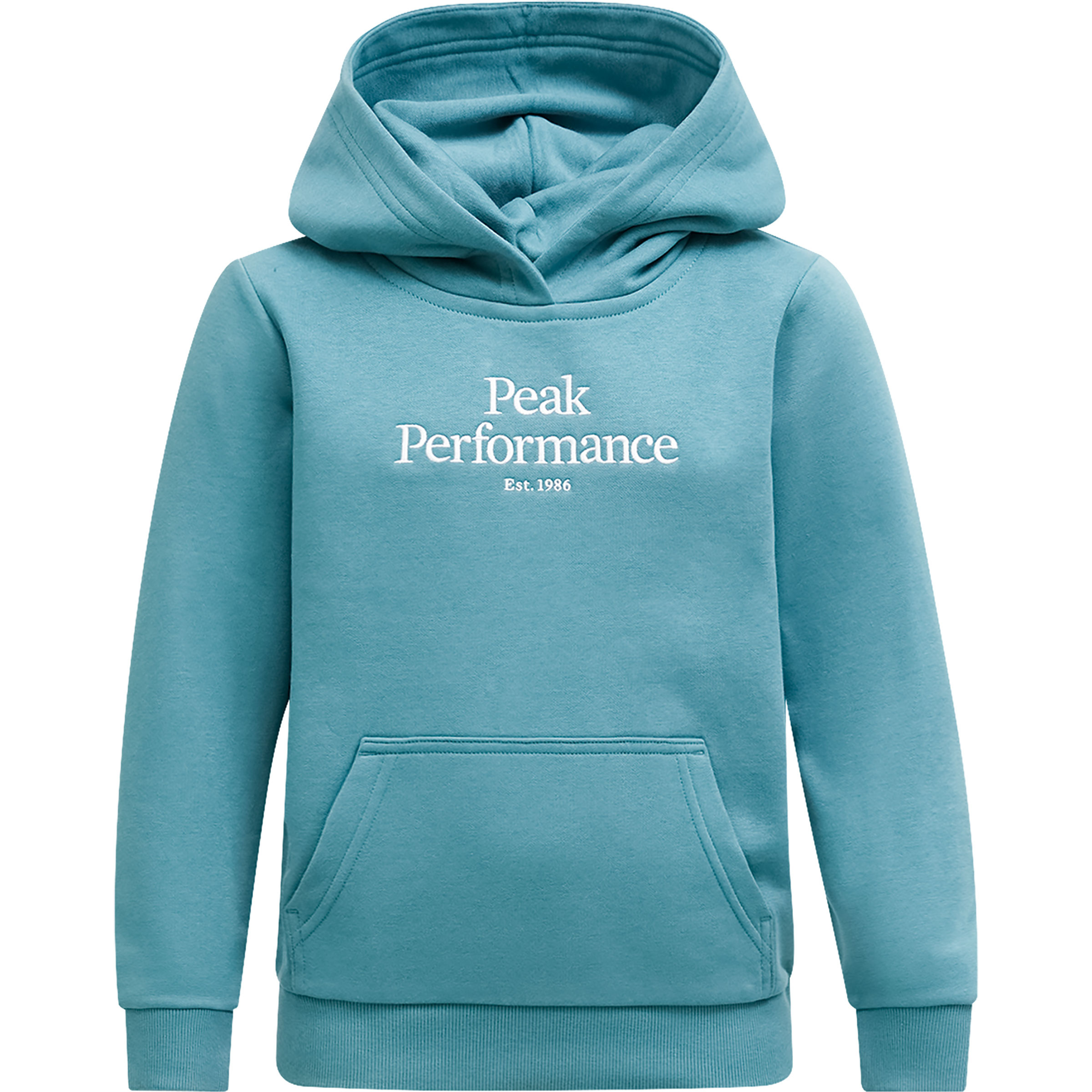 Peak Performance Original Kinder Hoodies tuerkis Größe 160 Lifestyle Hautfreundlich