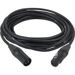 DAP FL72 - bal. XLR/M 3P to XLR/F 3P Neutrik XX series 6 m - schwarz