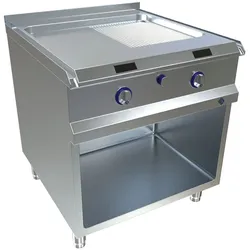 MKN Optima 850 Elektro Griddleplatte 800 halb geriffelt FlexPower mit OPTIMA Control