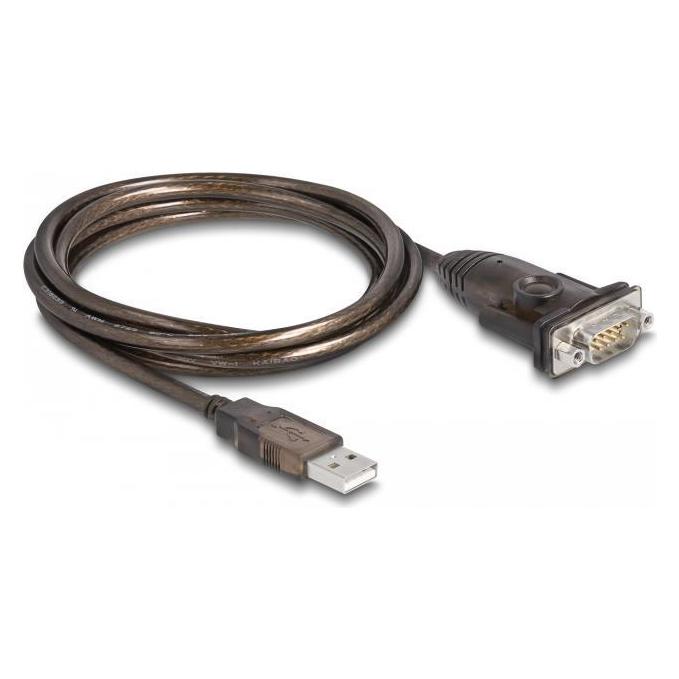 Delock Serial-Adapter 62645 USB Typ-A zu RS-232 mit Muttern (1.50 m, VGA) (62645)