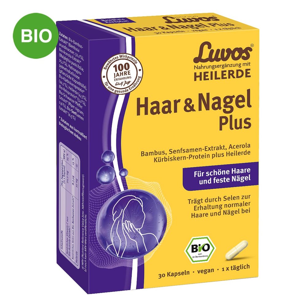 Heilerde-Gesellschaft Luvos Just GmbH & Co. KG Luvos Heilerde Bio Haar & Nagel Plus Kapseln 13723177