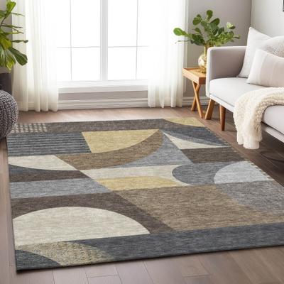 Addison Rugs Machine Washable Indoor/ Outdoor Gatsby Modern Chantille Rug