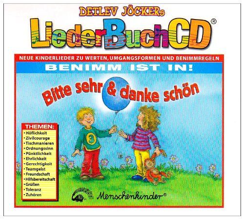Detlev Jöcker - Bitte sehr & danke schön (LiederBuchCD) - Preis vom 08.10.2026 07:26:42 h