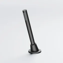 Steinberg Serie 100 Stab-Handbrause mit Durchführung für Wannenrand, matt black, 1001630S 1001630S