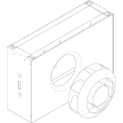 BOSCH Ersatzteil TTNR: 87186664030 Gebläse (links)