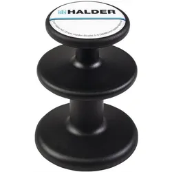 Halder Magnethalter Ø 65 mm schwarz - 3688003