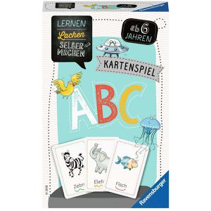 Ravensburger Lernspiel Lernen Lachen Selbermachen, ABC, ab 6 Jahre, 1-4 Spieler