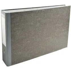 Exacompta Ordner Standard wolkenmarmoriert, mit 2 Ringen, 80mm Rücken, für Format DIN A3 quer