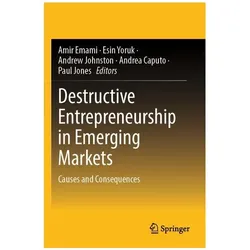 Destructive Entrepreneurship in Emerging Markets, Fachbücher von Paul Jones, Andrew Johnston, Andrea Caputo, Esin Yoruk, Amir Emami