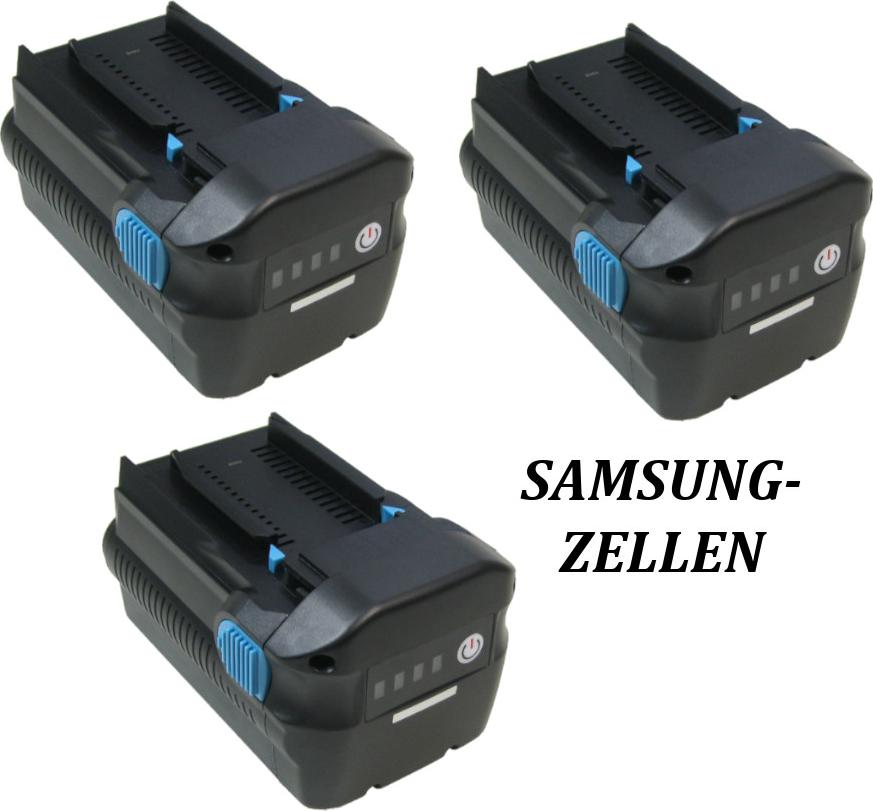 3x Trade-Shop Li-Ion Akku 36V / 7500mAh für Hilti TE300, TE6, TE7, TE60, TE6-A Li, VC 20-UL-Y, VC 20-UM-Y, VC 40-UL-Y, VC 40-UM-Y, AG 150-A36, AG150