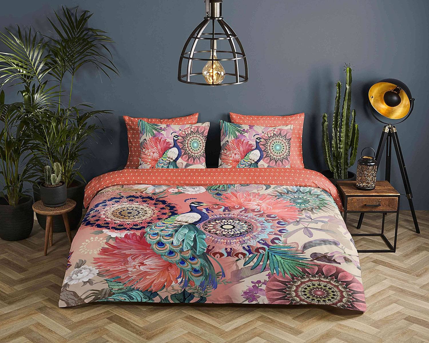 HIP Dekbedovertrek Lynouk Multi Kleur 100% Katoen B/D: 240 x 220 cm