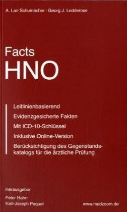 A. Lan Schumacher - Facts HNO: Das neue medizinische Nachschlagewerk - Preis vom 30.09.2026 22:30:23 h