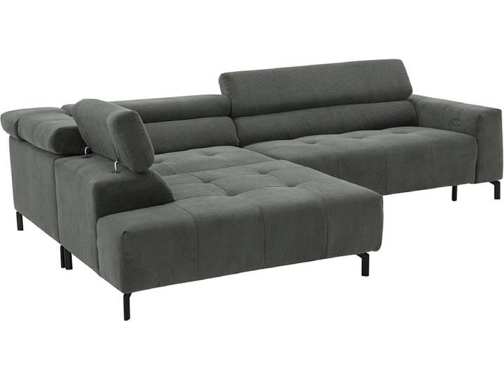 Ecksofa HAMILTON Stoff grün