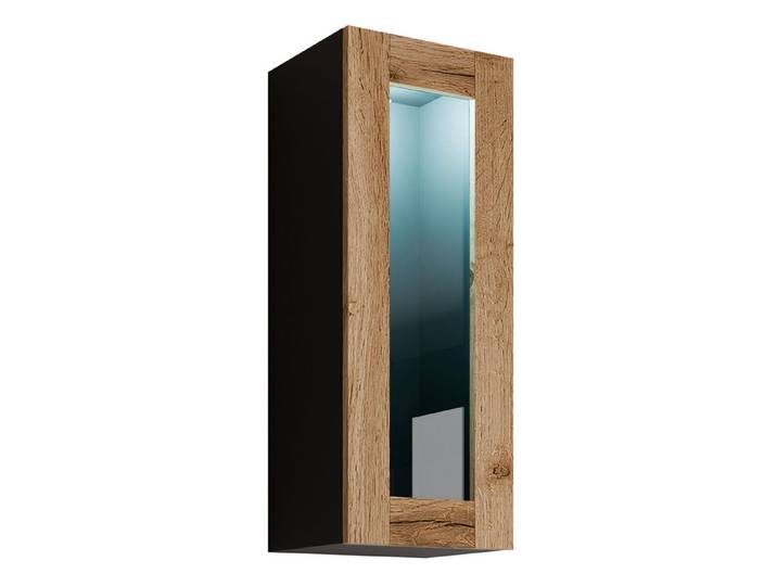 MIRJAN24 Vitrine 90 Vigo Glas (mit Drehtür) Beleuchtung als Option
