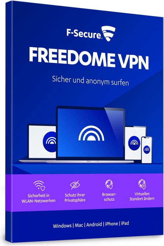 F-Secure Freedome VPN 2026 Windows 1 Gerät FCFDBR1N001E1