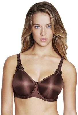 Plus Size Women's Mystique Seamless Minimizer Bra Bra by Dominique in Chocolate (Size 38 G)