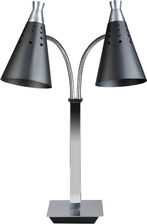 Yegam Lampada riscaldante doppia nera 230V T-Collection