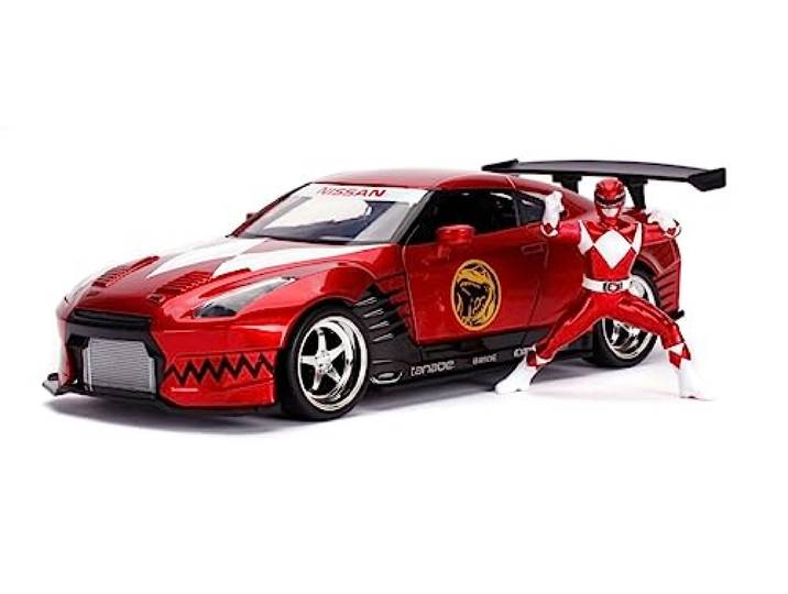 Jada Toys- 31908R Miniatuurauto om te verzamelen, rood/wit