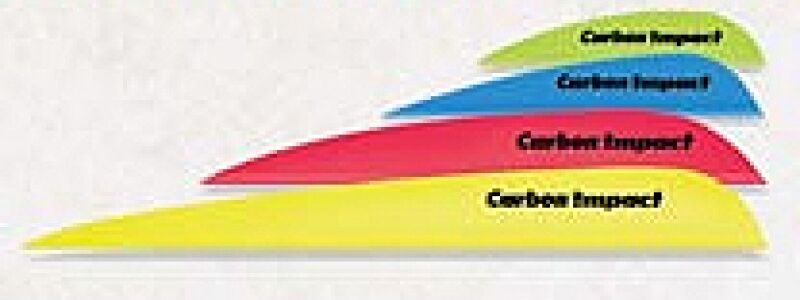 Annan Tillverkare Carbon Impact Fins 3,5" 9 pack (Färg: Vit)