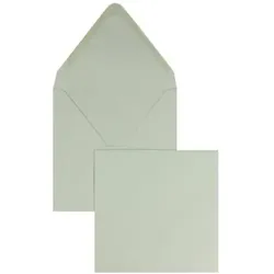Blanke, Briefumschlag, Briefumschläge 120x120mm 120g/qm gummiert VE=100 Stück delfingrau (120 x 120 mm, 100x)