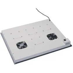 Rittal Rack-Dach mit 2 Lüftern - für DK-PS, DK-TS, TS 8 (7988.035), Serverschrank Zubehör, Grau