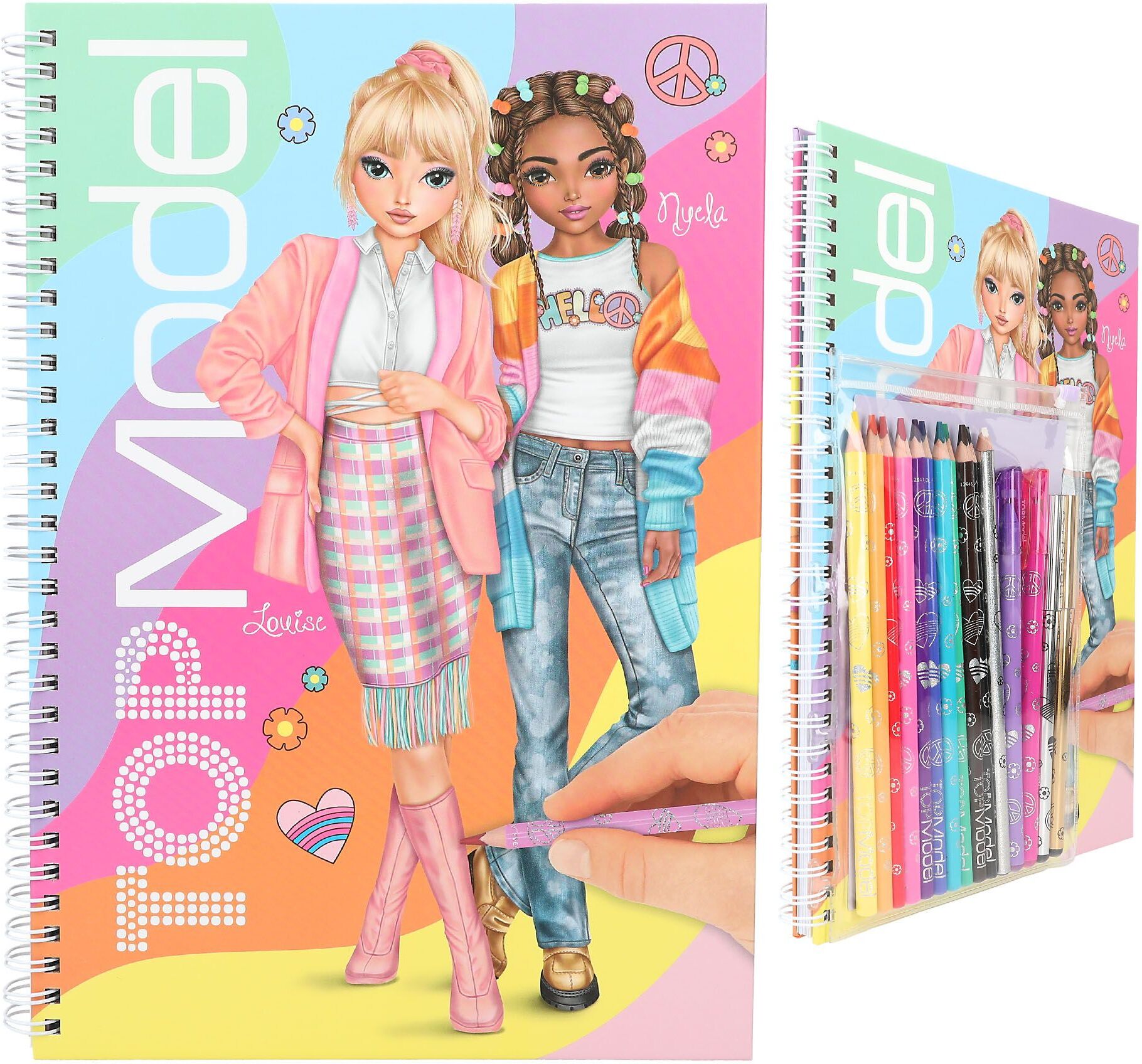 TOPModel Colouring Book with Pen Set ( 0412943 )