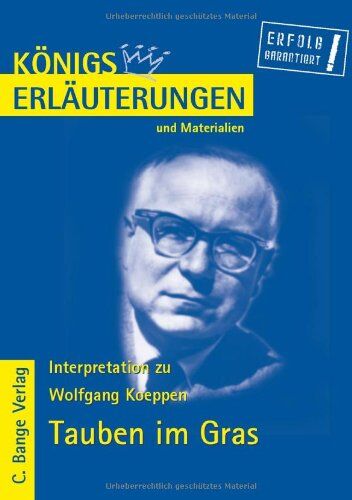 Wolfgang Koeppen - Königs Erläuterungen und Materialien: Interpretation zu Koeppen. Tauben im Gras - Preis vom 13.10.2026 11:25:28 h