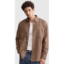Redefined Rebel RRBenno Oversized Fit Hemd sudan brown Gr. L
