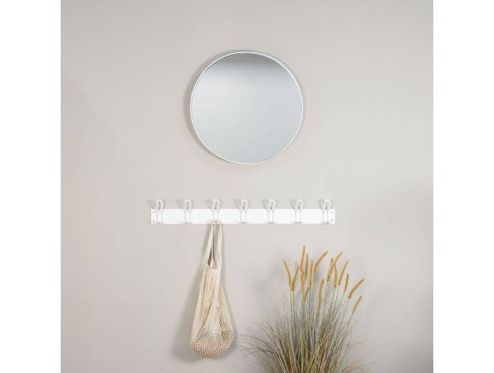 Barre de penderie Miles 100cm Blanc/Blanc