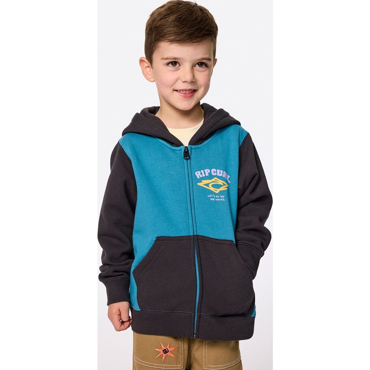 RipCurl Wave Dayz Z/T Fleece -boy storm blue (1276) 45323 017TFL_1276_1-2