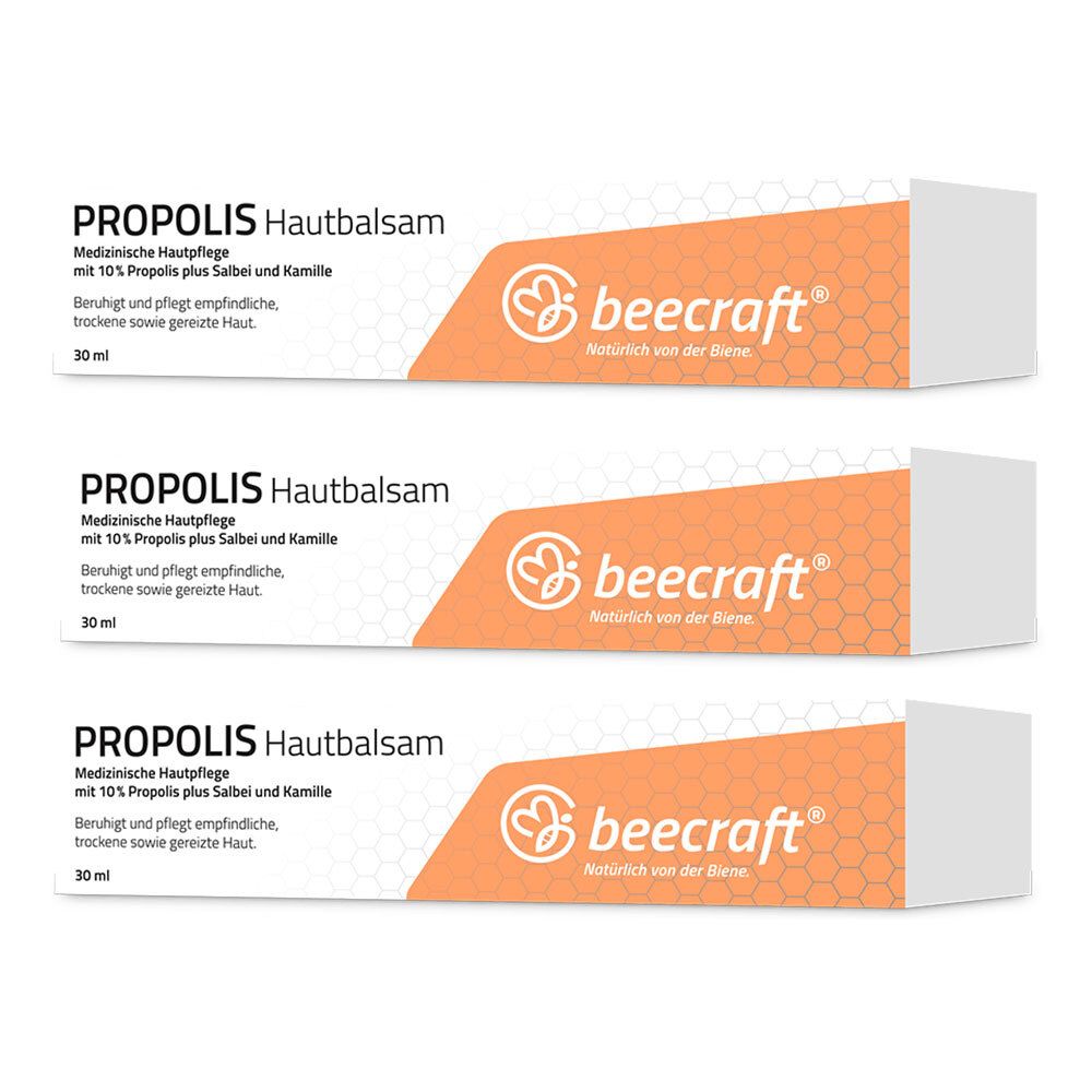 Beecraft Propolis Hautbalsam 3x30 ml Balsam