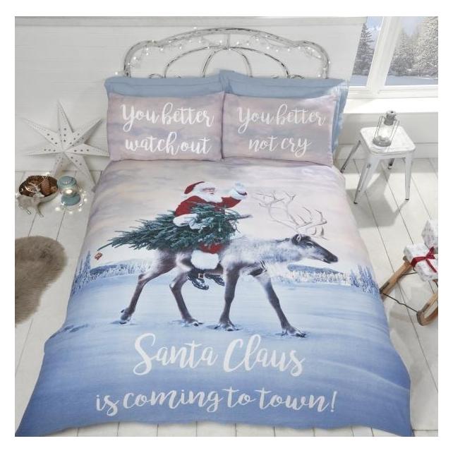 MCU Santas Coming To Town (200 x 200 cm) (SANCOM-DOUB-MULT)