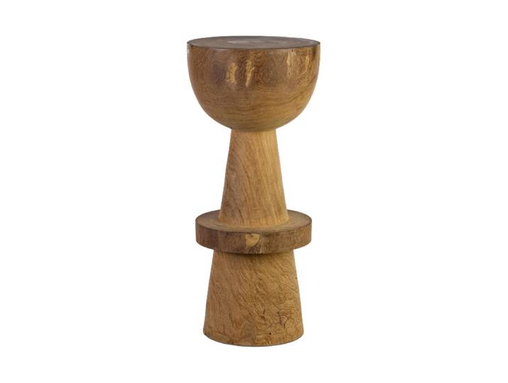 Massiver, handgefertigter Barhocker „Ball“ Natural Pols Potten