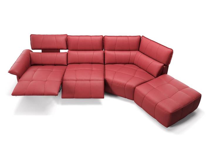 Leder XXL Wohnlandschaft ADRIA Eckcouch