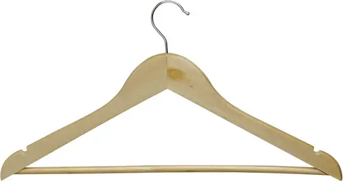 Maul Kleiderbügel 9453370 (B x H) 45cm x 22cm Holz Holz 8St.