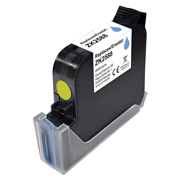 Renkforce Druckerpatrone RF-7593186 Kompatibel Solvent ink cartridge ZK2588 Gelb (RF-7593186)