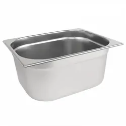 Gastronormbehälter aus Edelstahl GN1/2 P150mm - 9Liter - Equipementpro