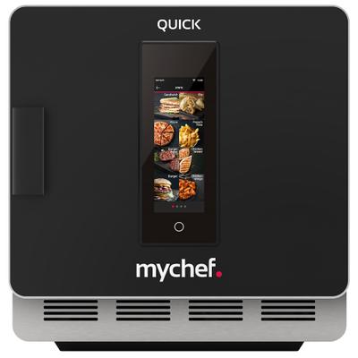 Schnellkonvektionsofen mit touchscreen-bedienung.schwarz - 400x630x410 mm - 3600 W 230/1V - QT11FN0D Mychef