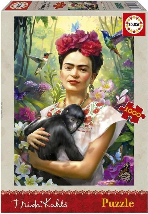 Educa Puzzel Le Jardin de la Vie Frida Kahlo 1000 stukjes 34 x 48 cm