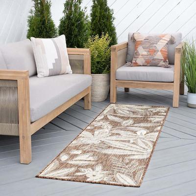 Alise Rugs Exo Coastal Floral Indoor/Outdoor Area Rug