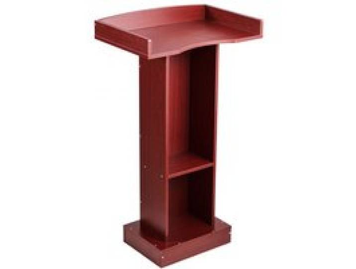 VEVOR Podiumständer Holzrednerpult (105 cm), Laptop-Schreibtisch mit breiter Lesefläche & Ablagefläche & Kantenstopper &elegantem Design, bodenstehend, für Klassenzimmer Konferenzen Kirchen