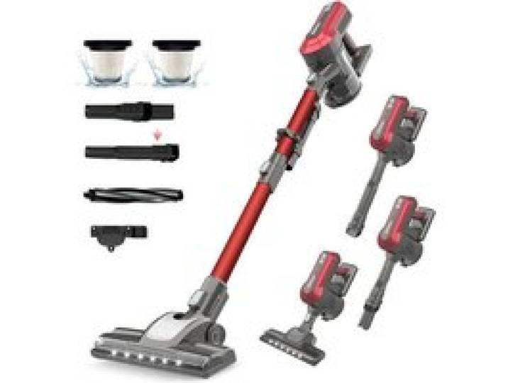 Akitas V10 Aspirateur Balai sans Fil 30V 450W Jusqua 50 Minutes 3 Vitesses Balai et a Main Moteur Numerique sans Balais (BLDC) Batt