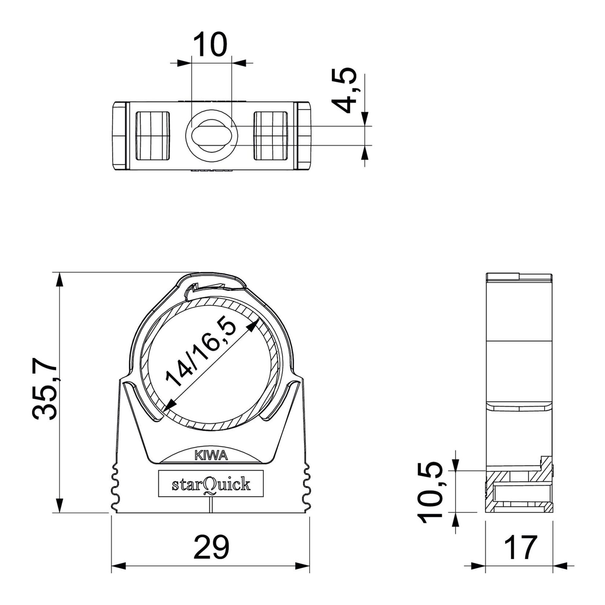 OBO Bettermann Schelle StarQuick SQ-15 14,0-16,5mm LGR (2146096)